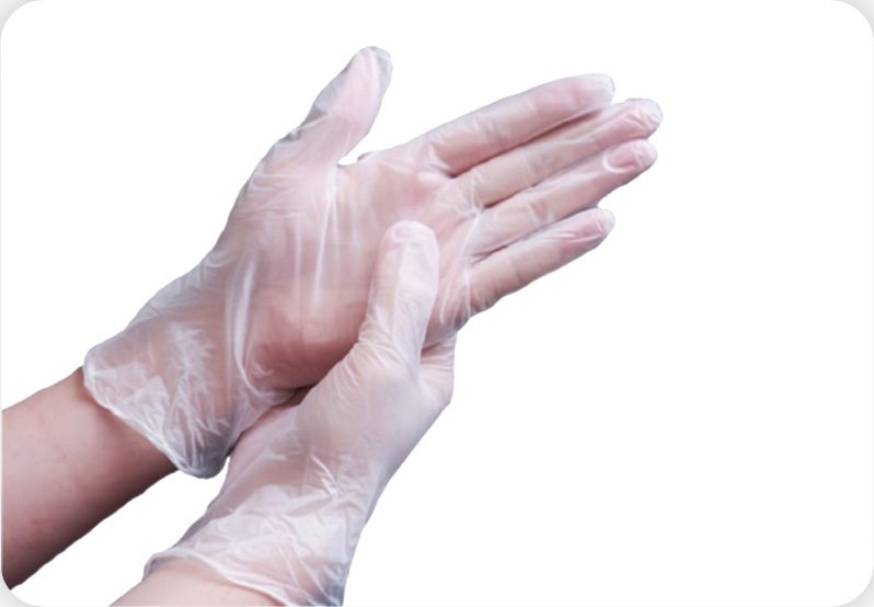 Vinyl Gloves Powdered / Powder Free